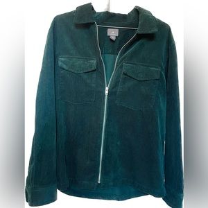 H&M Zip-up Corduroy Shacket